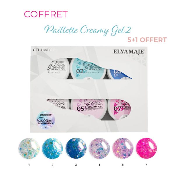 Coffret Paillette Creamy Gel 2