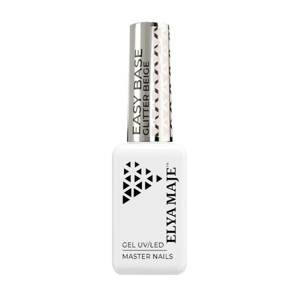 Image Packshot de l'Easy Base, une base colorée avec une texture semi-fluide et auto-égalisante, connue sous le nom de "Rubber Base"_Glitter Beige_Elyamaje Image Packshot de l'Easy Base, une base colorée avec une texture semi-fluide et auto-égalisante, connue sous le nom de "Rubber Base"_Glitter Beige_Elyamaje