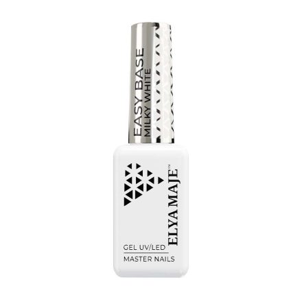 Image Packshot de l'Easy Base, une base colorée avec une texture semi-fluide et auto-égalisante, connue sous le nom de "Rubber Base"_Milky White_Elyamaje