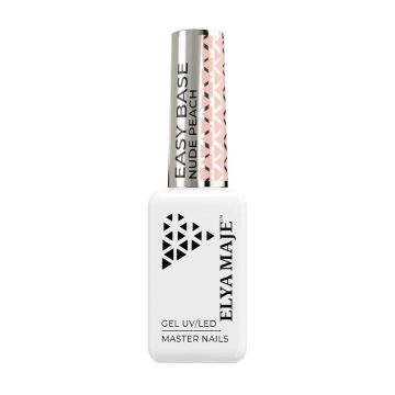 Image Packshot de l'Easy Base, une base colorée avec une texture semi-fluide et auto-égalisante, connue sous le nom de "Rubber Base"_Nude Peach_Elyamaje