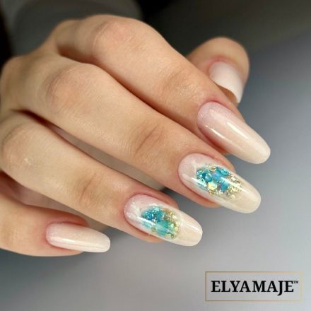 Nail Art cœur coulant avec popit
