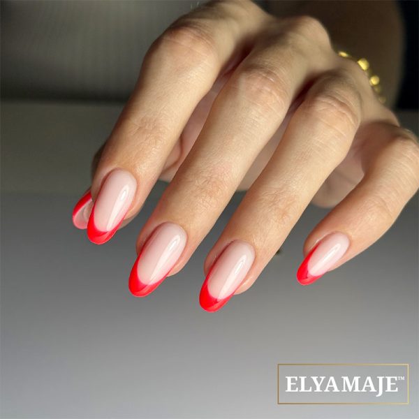 Exemple d'une French rouge faite avec le Perfect French 13 Sunset
