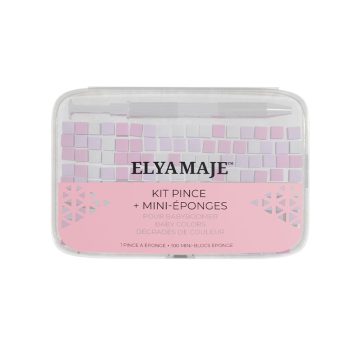 Pince à éponge avec la boite