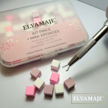 Pince à éponge et mini-éponges