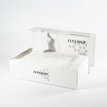 Carrés de coton - Polyestère et viscose - 500 pièces