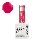 Vernis semi-permanent n°196 - Camelia - joyeux rouge rosé Elyamaje