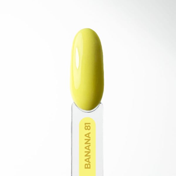Tips du vernis semi-permanent Elyamaje n°81– Banane