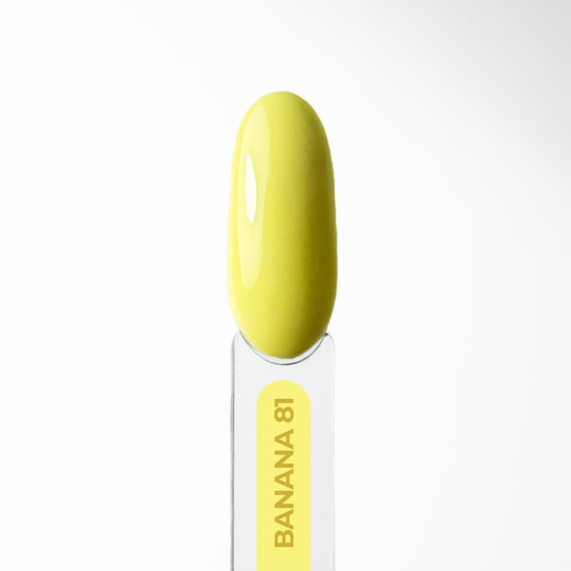 Tips du vernis semi-permanent Elyamaje n°81– Banane