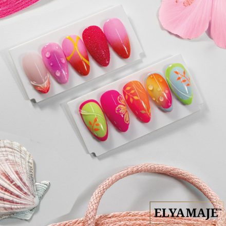 Nail art coloré sur tips