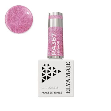 Vernis semi-Permanent Pailletté n°367 - Mirage - Rose - Elyamaje