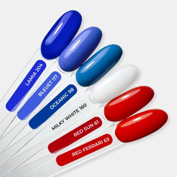 Visuel des tips présentant les teintes du coffret Frenchy