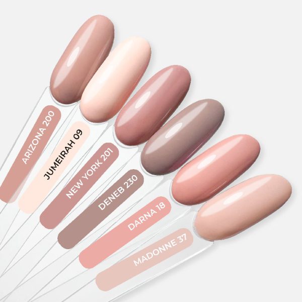 Visuel des tips présentant les teintes du coffret Latte