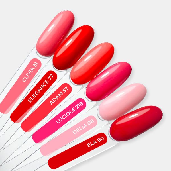 Visuel des tips présentant les teintes du coffret Passion